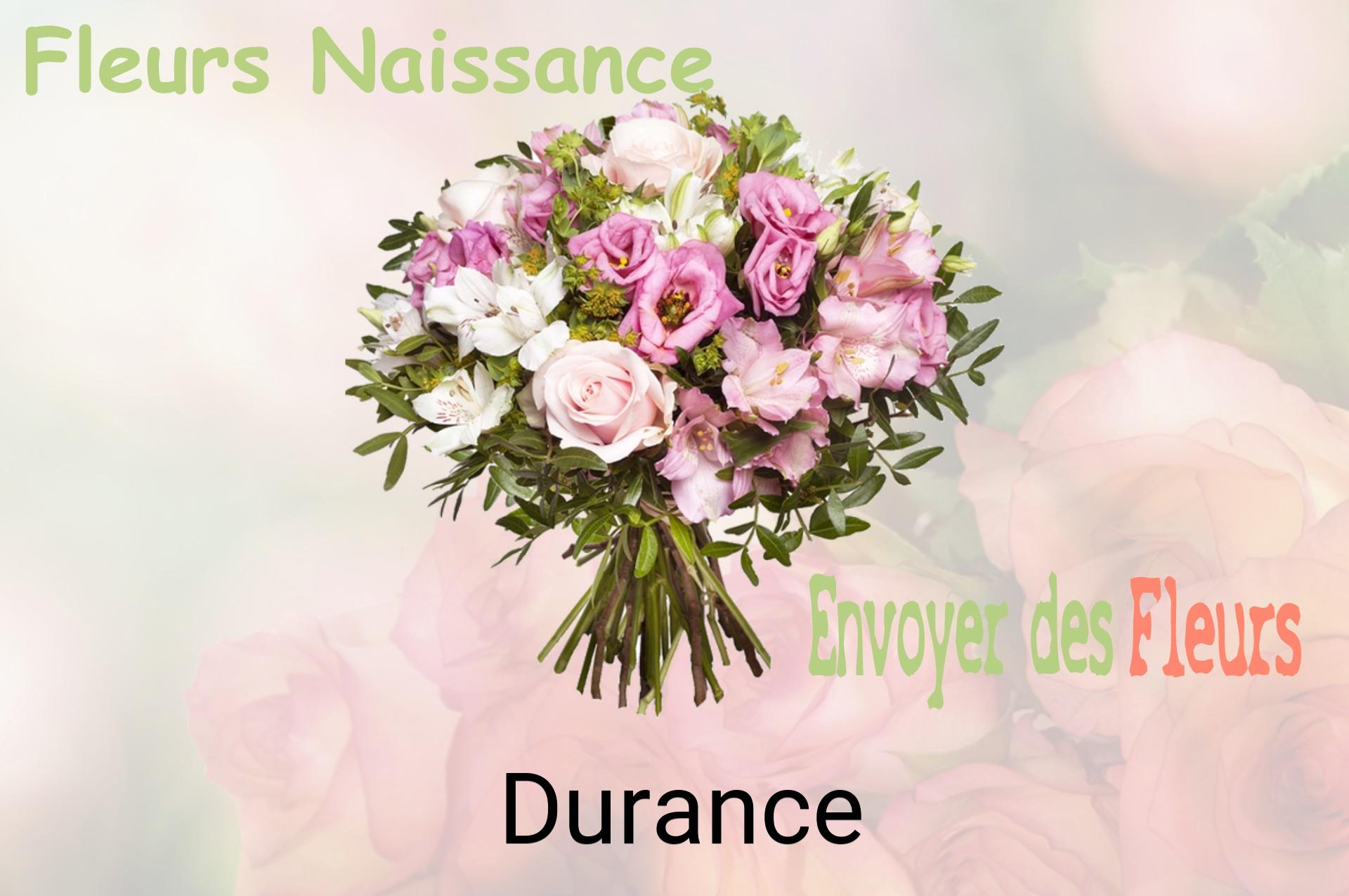 Bouquet de fleurs de naissance livré à Durance